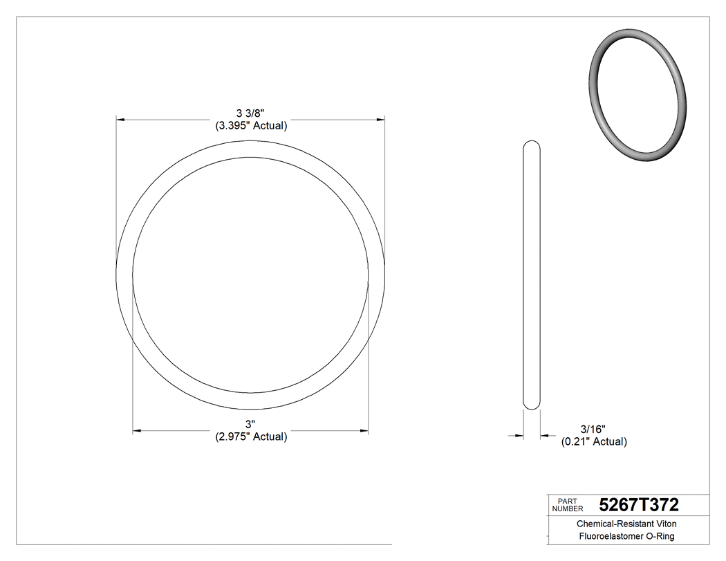Technical drawing - 5267T372